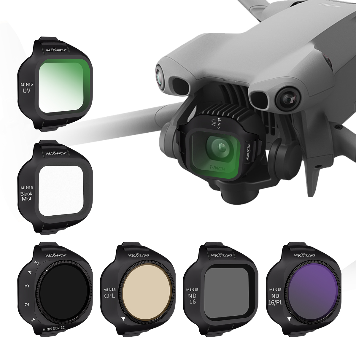 Drone Kit Beginner - ชุดฟิลเตอร์ Mecoright สำหรับ DJI Mini5 Pro