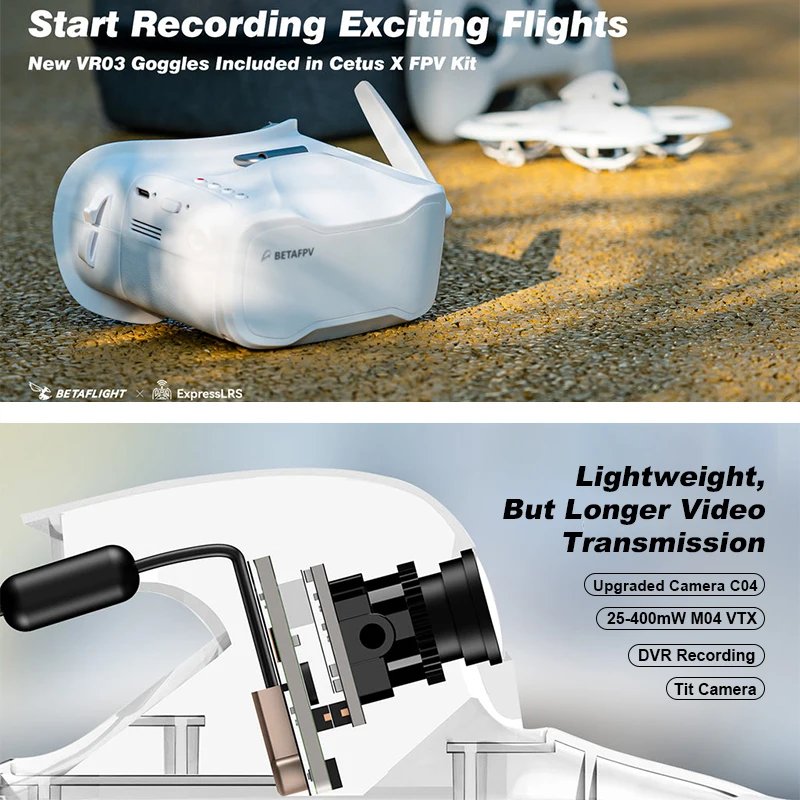 ชุดอุปกรณ์ Cetus X FPV พร้อมเค - Drone Kit Beginner บทวิจารณ์และราคา