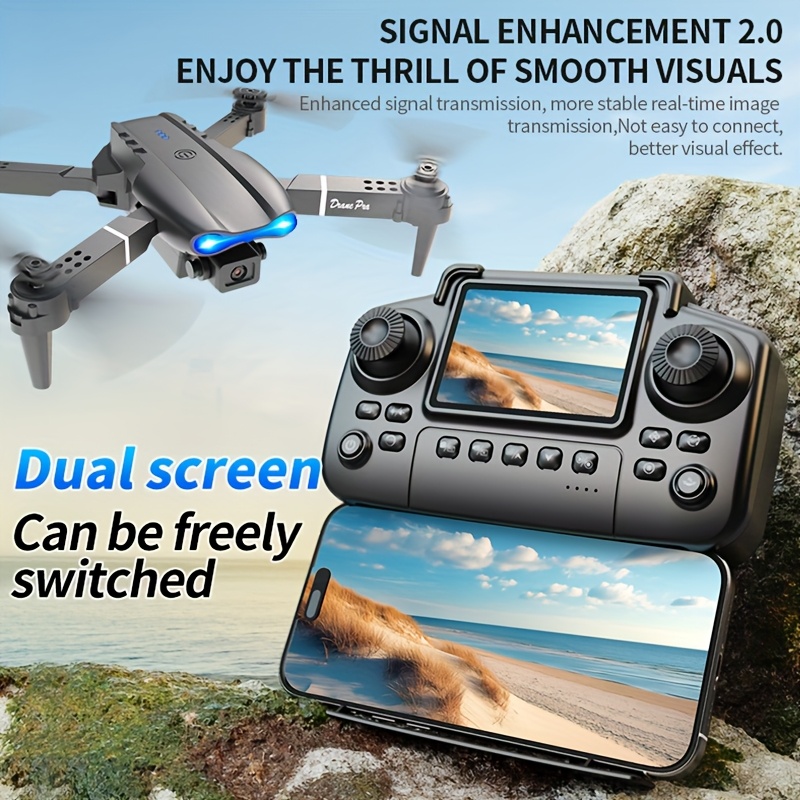 โดรนพับได้รุ่น E99 PRO MAX พร้ - Drone Kit Beginner บทวิจารณ์และราคา